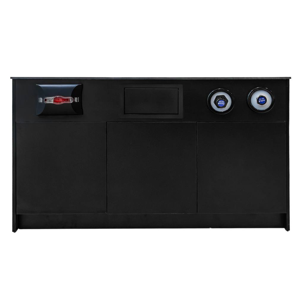 Mega-M Slim-Line mobile bar caffè 154 cm nero Tip-On