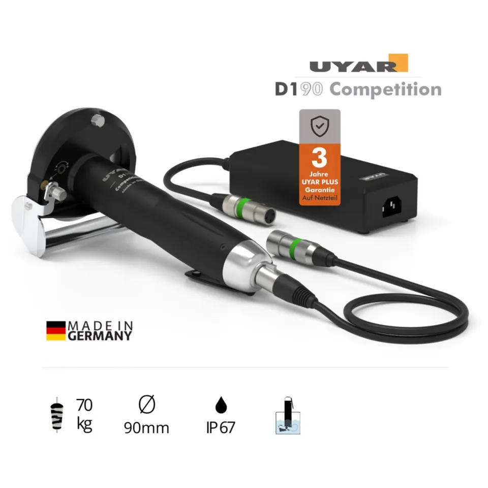 UYAR Competition D190 coltello kebab elettrico 90 mm 130W