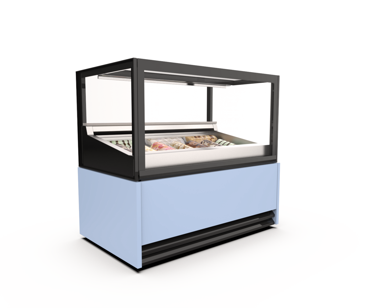 Cebea Apollo X 10 GN vetrina gelati da incasso bianca R290