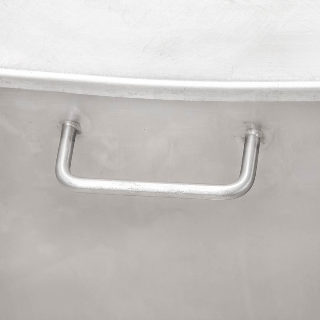 Ascobloc S bidone inox con coperchio 41x41x62 cm