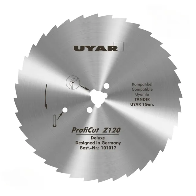 UYAR ProfiCut Z120 Deluxe lama kebab dentata 120 mm
