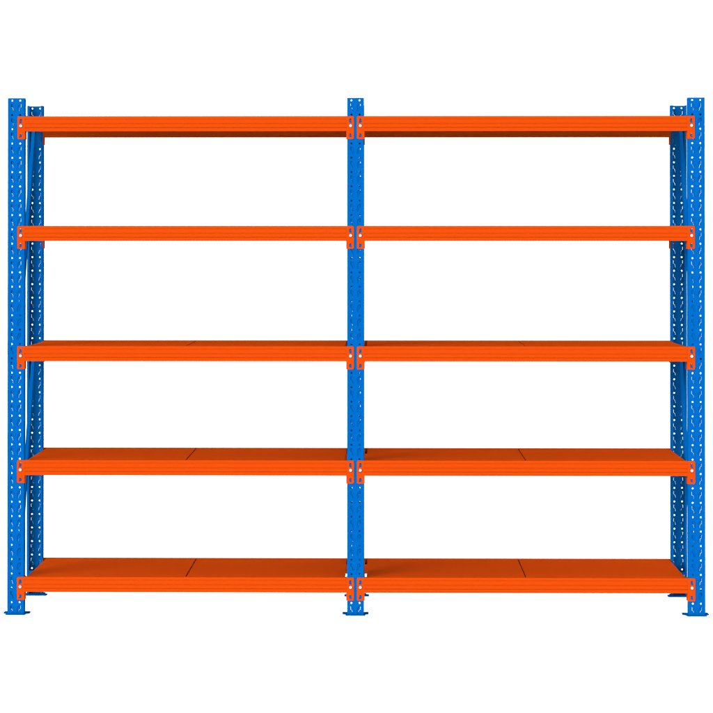 Mega-M Fortis Light Scaffale magazzino 10 ripiani 200x392,5x60 cm
