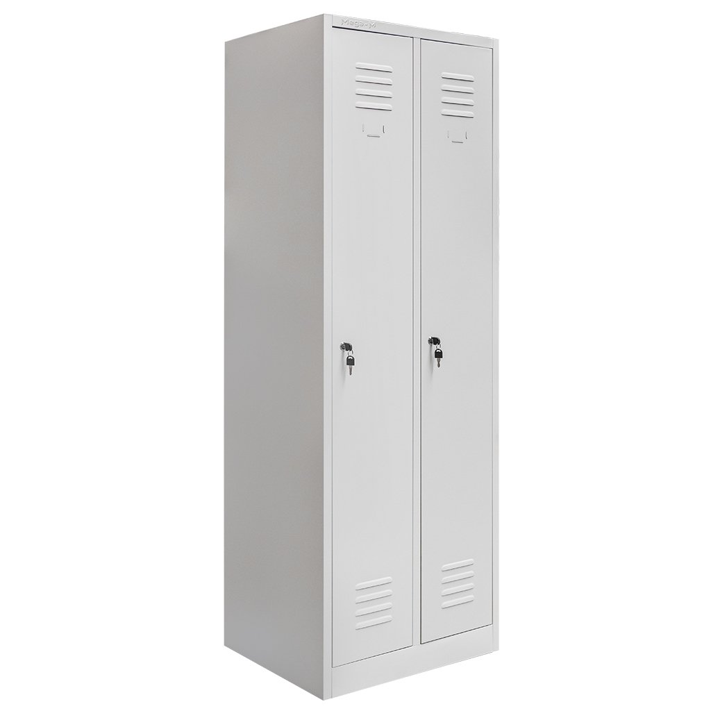 Mega-M S-60 armadio spogliatoio 2 ante grigio 60 cm