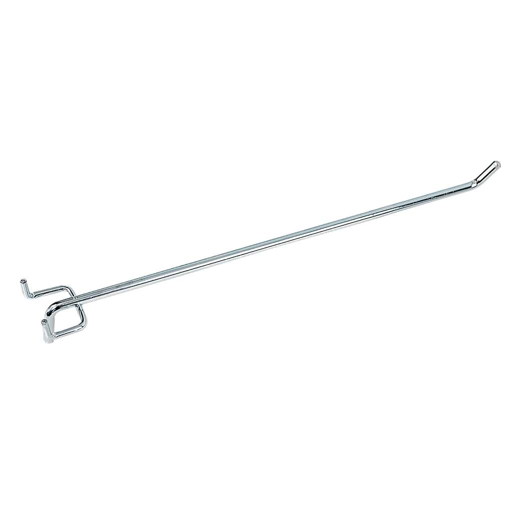 Mega-M L-30 gancio espositore zincato 30 cm foro euro