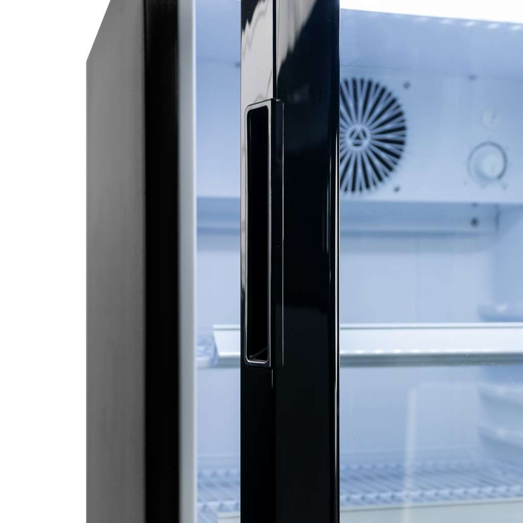 Mega-M Diego i54 frigo vetrina 1 porta 200L LED nero
