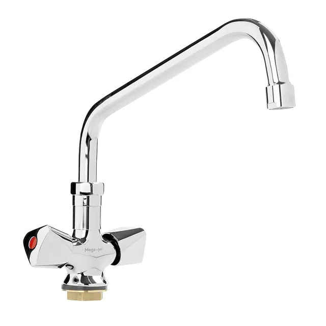 Mega-M 25,4 cm Rubinetto Lavabo Gastronomia Ottone