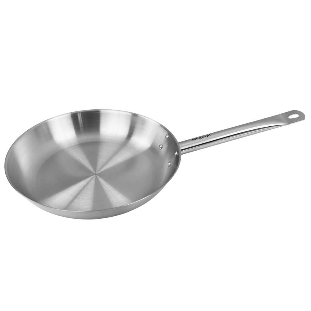 Mega-M Ø 30 cm padella inox triplo fondo induzione