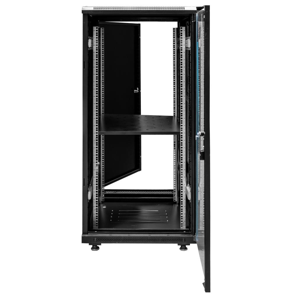 Mega-M Armadio Rack 19 Pollici 28U 60x80 cm Nero
