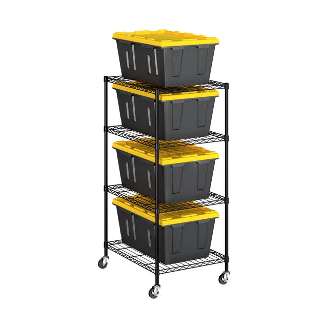 Seville Classics UltraDurable scaffale metallo 4 ripiani 63x84 cm