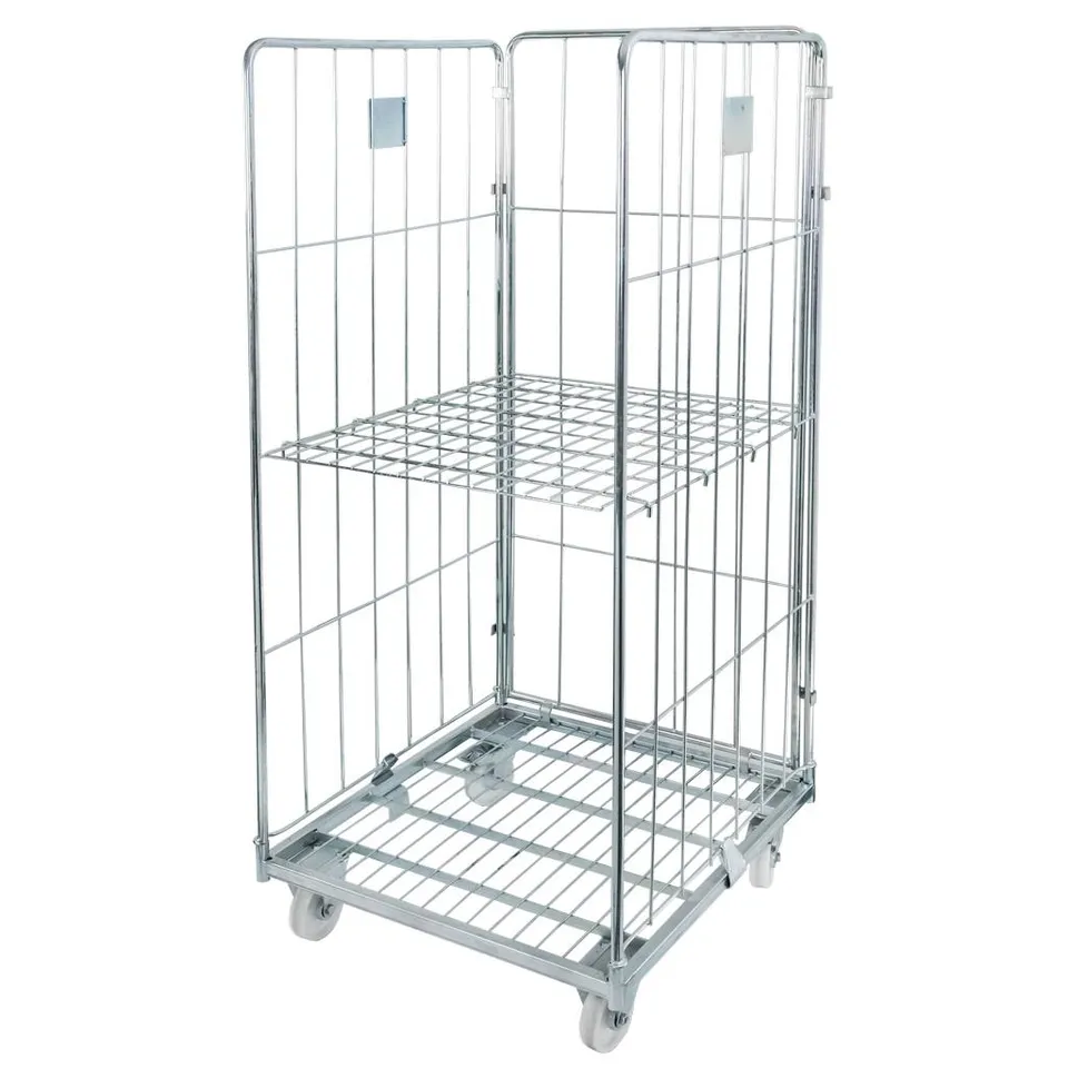 Mega-M Universal roll container 3 pareti zincato