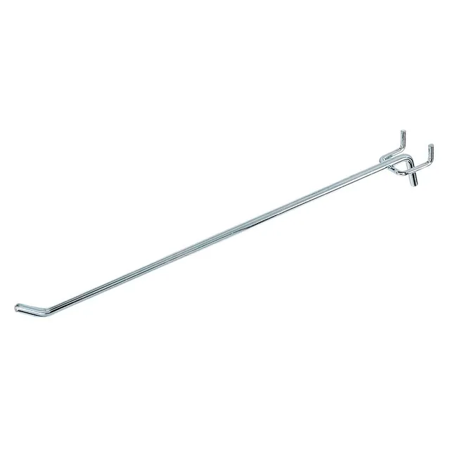 Mega-M L-30 gancio espositore zincato 30 cm foro euro