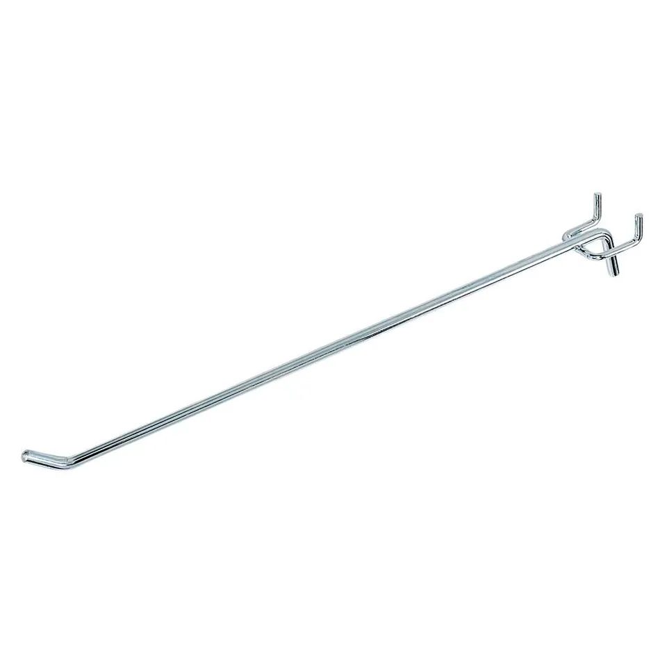 Mega-M L-30 gancio espositore zincato 30 cm foro euro