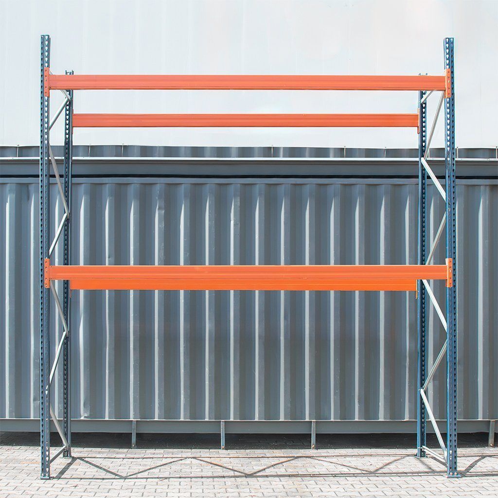Mecalux 0+2 scaffale portapallet H400 L377 cm 12 posti