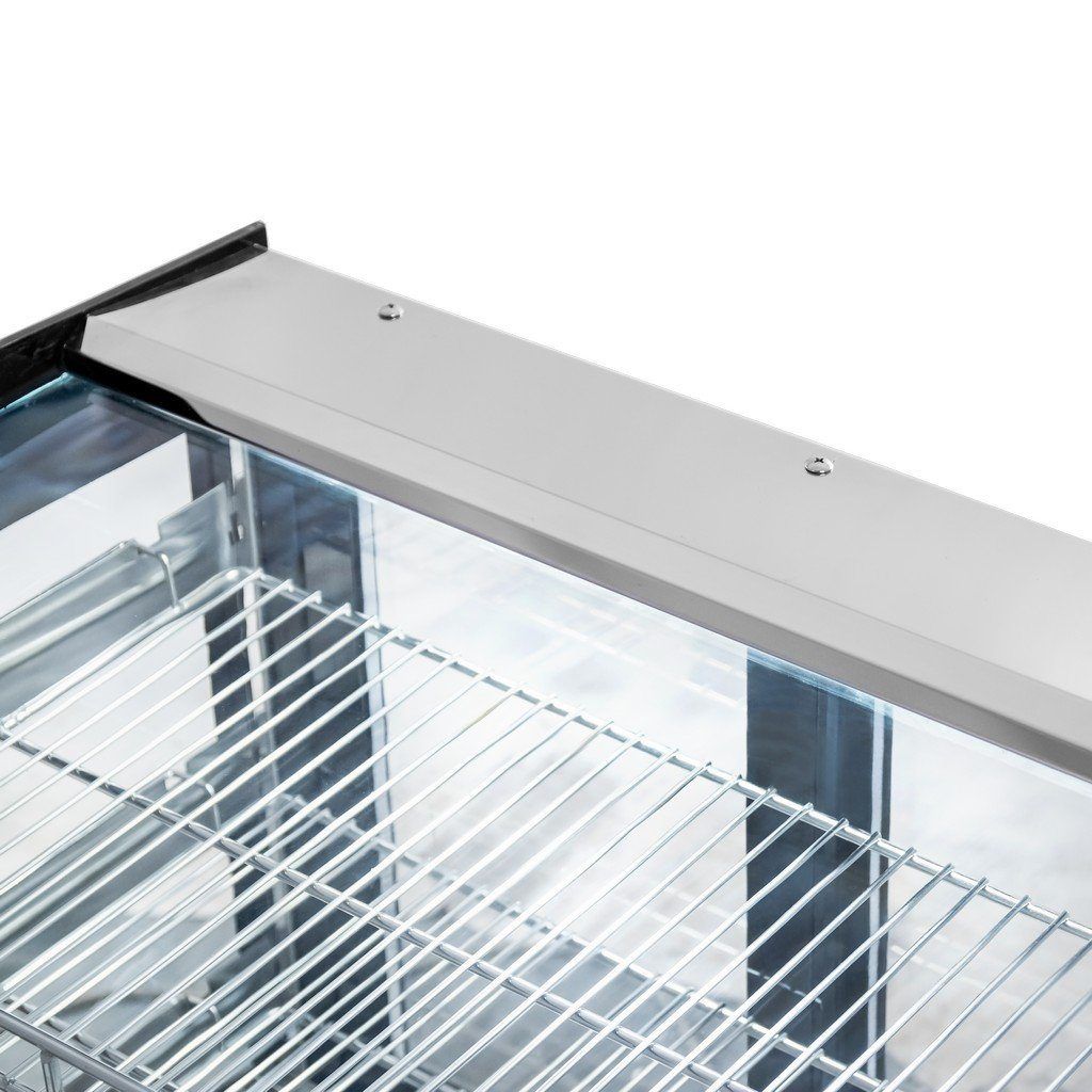 Mega-M Clara Mini S66 vetrina riscaldata inox da banco
