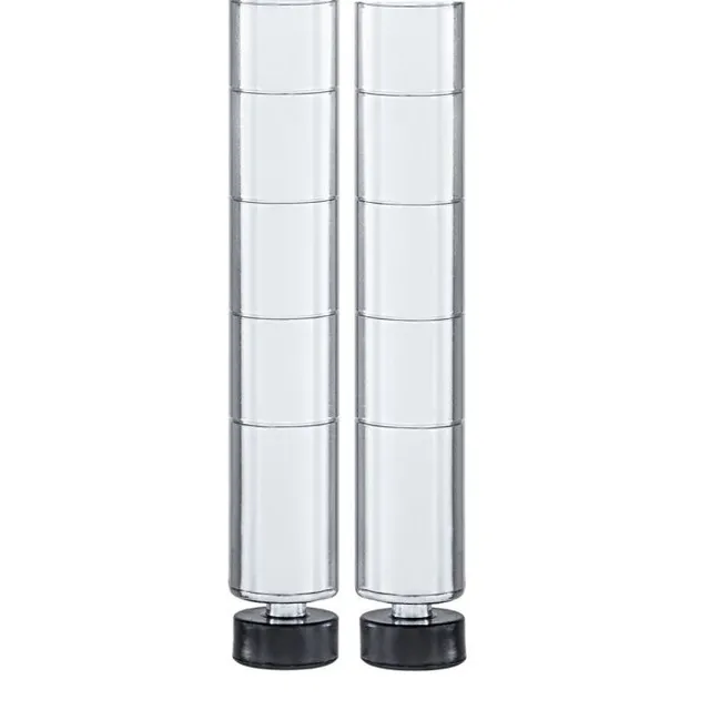 Seville Classics pali scaffale cromati 183 cm 2 pezzi