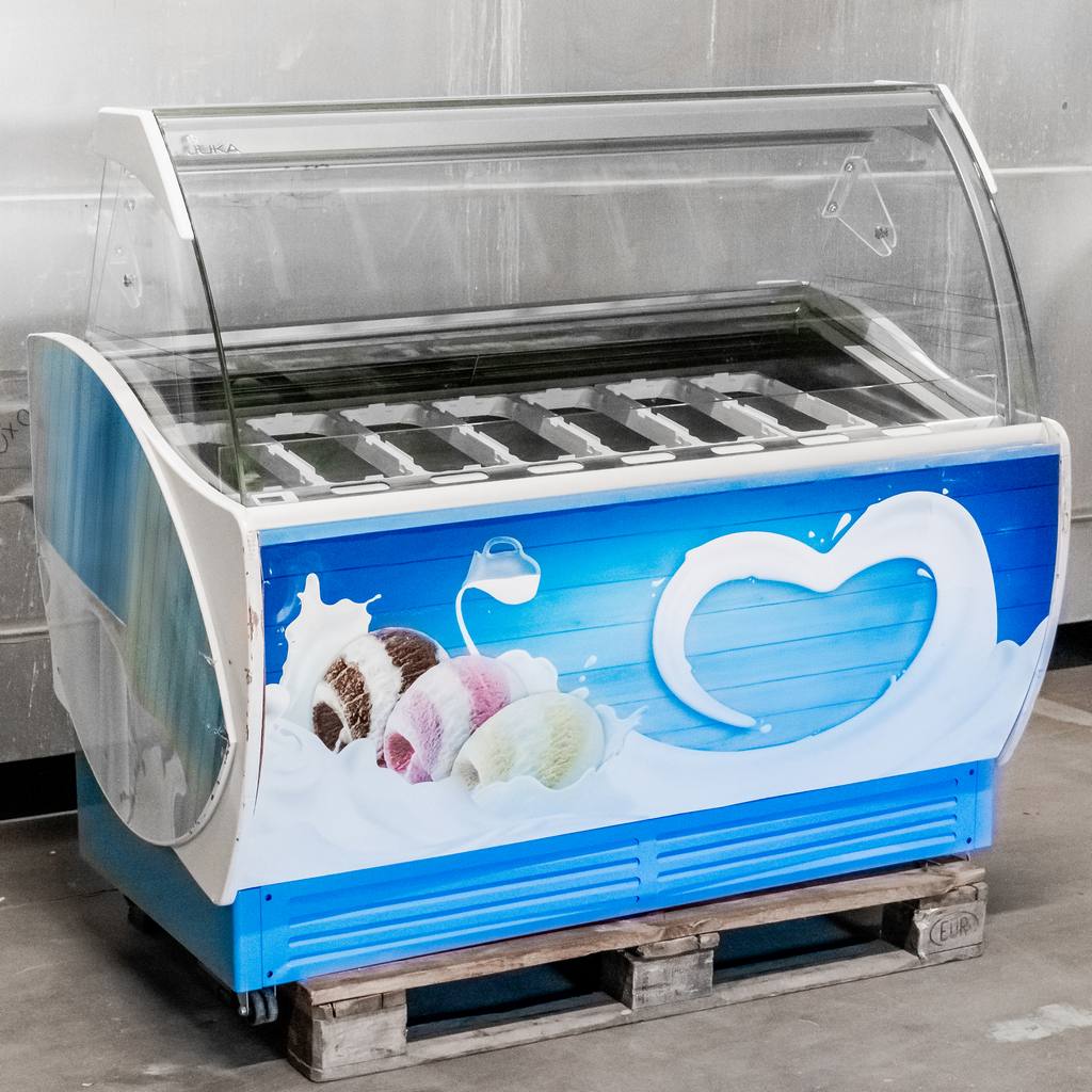 Juka K-1 Cornetti conservatore gelati 10 vaschette
