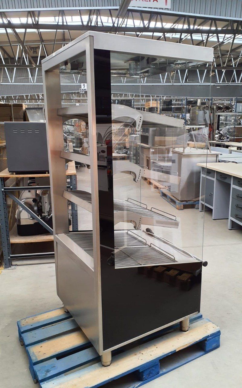 Dora Metal DM 99001 vetrina riscaldata passante 73x82x180