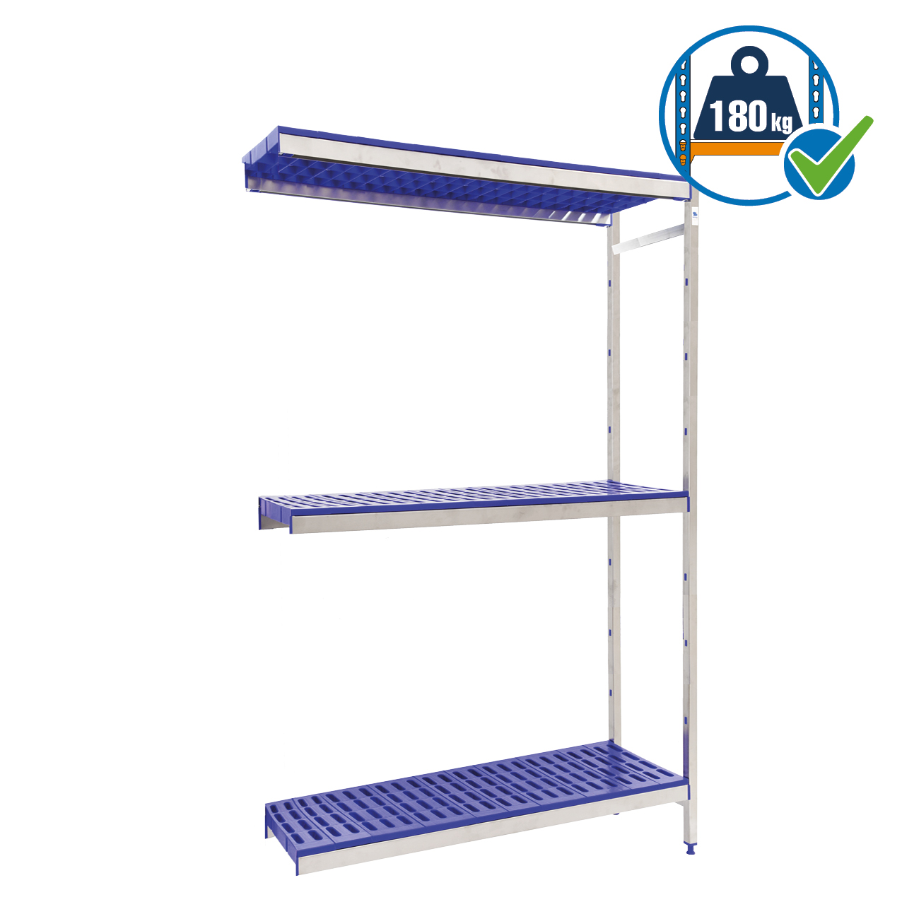 Simonrack SimonInox PP 3 modulo aggiuntivo inox 3 ripiani