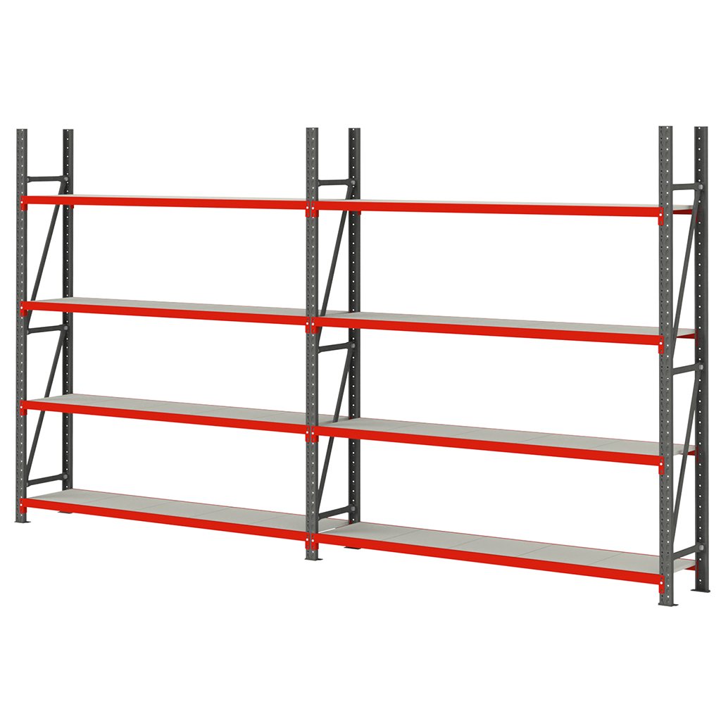 Mega-M FORTIS Scaffale Magazzino 8 Ripiani 525,5x50x200 cm