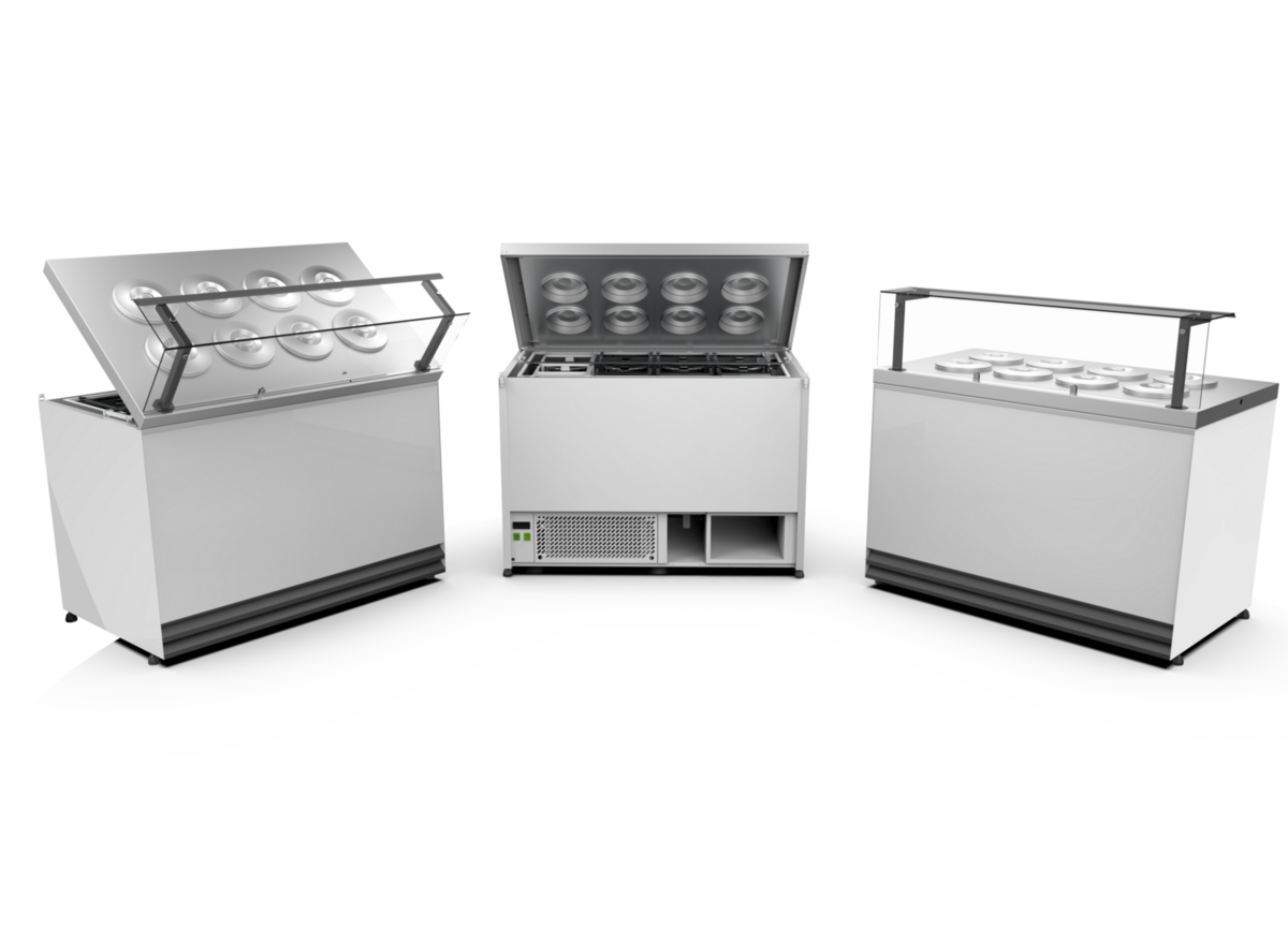 Cebea Apollo 6 GN Conservatore Gelati Mantecati Bianco