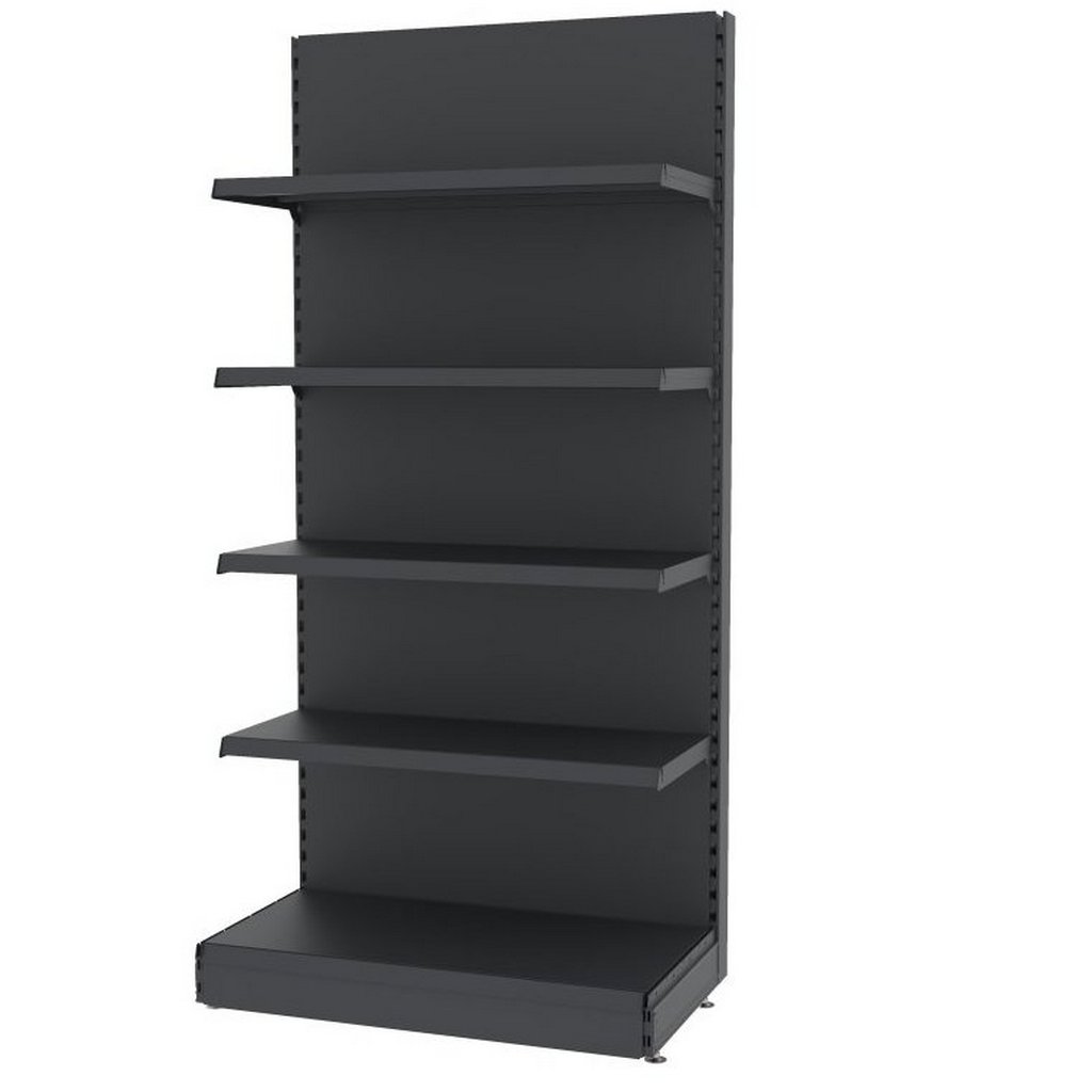 Mega-M Merkury II scaffale negozio parete H210 L103 cm grafite