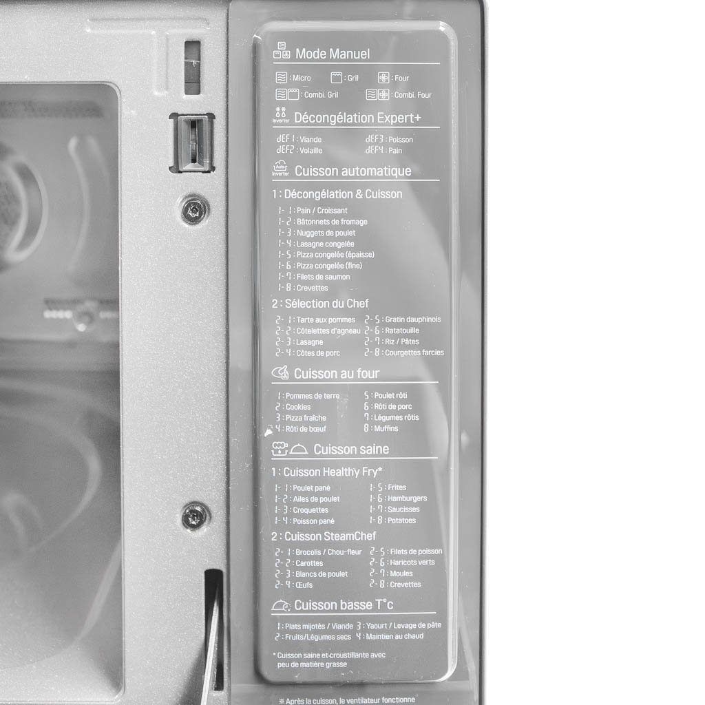 LG NeoChef MJ3965 microonde combinato inox