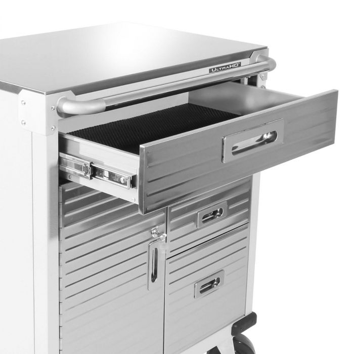 Seville Classics UltraHD mobile officina acciaio 4 cassetti 71 cm