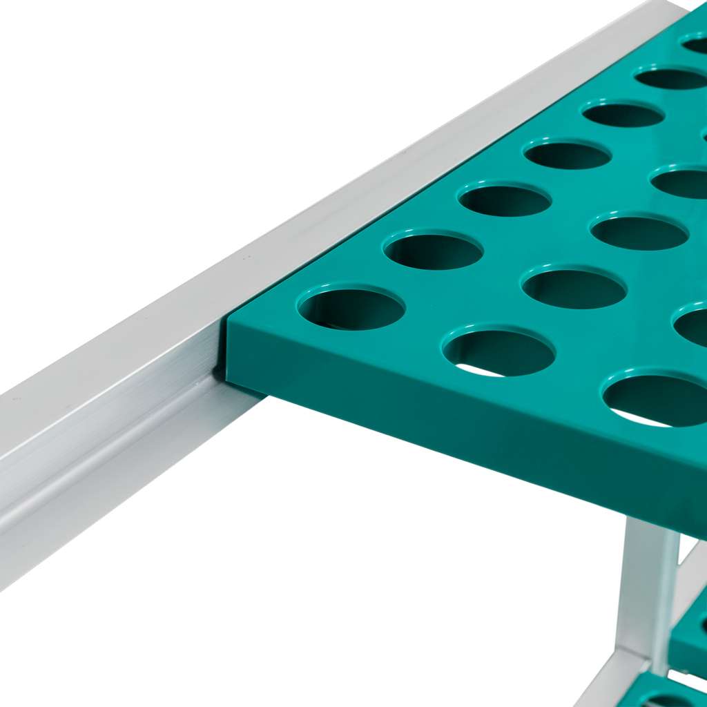 Mega-M Alufri 154x50x180 scaffale alluminio 4 ripiani PP