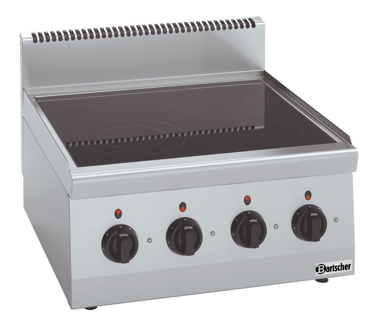 Bartscher 131850 piano vetroceramica 4 piastre 8 kW