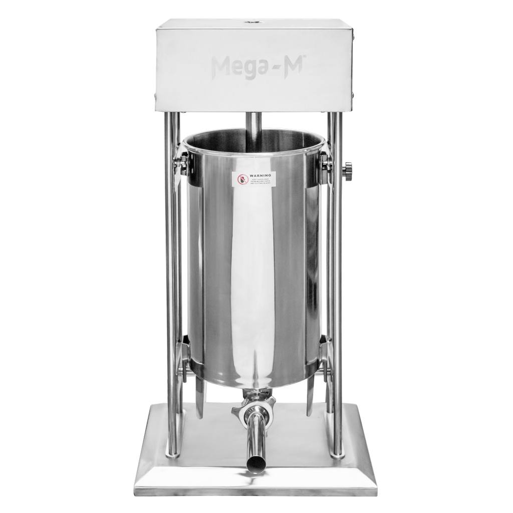 Mega-M insaccatrice elettrica 25L 350W inox 4 imbuti