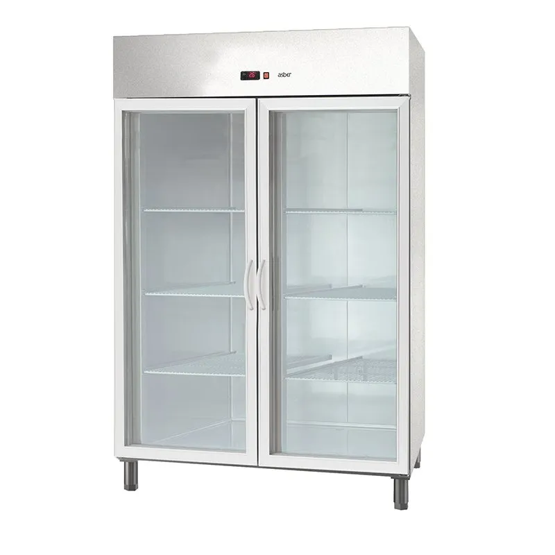 Asber ECP-G-1402 GD HC armadio frigo 2 porte vetro 1301 L