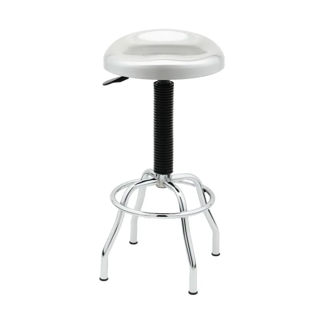 Seville Classics sgabello da lavoro inox regolabile 300 lb