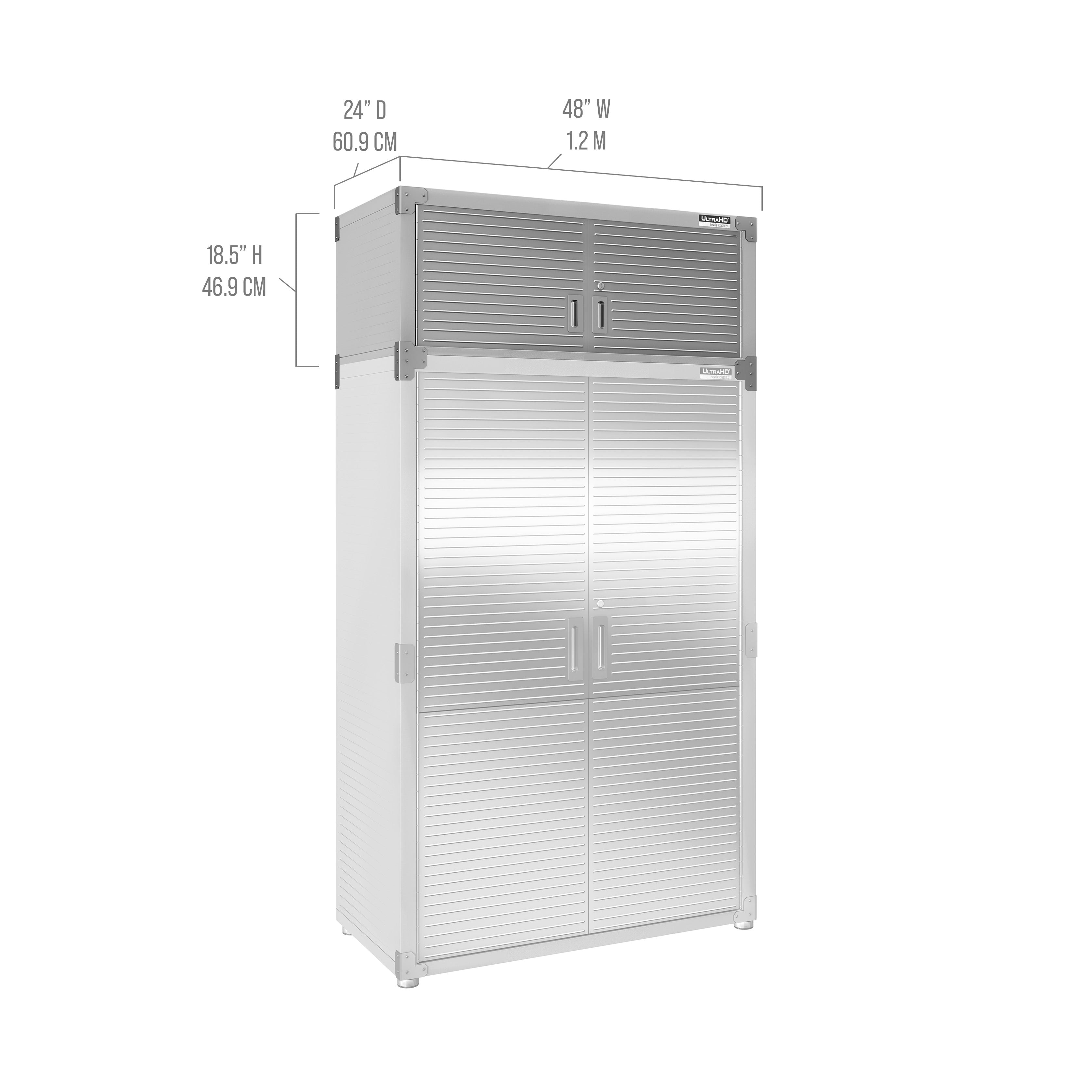 Seville Classics UltraHD mobile sovrapponibile granito 122x61 cm