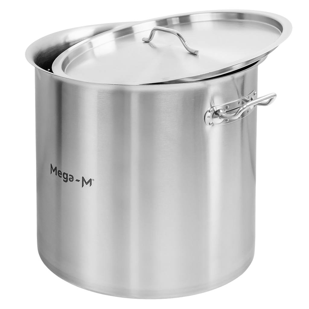 Mega-M Standard pentola inox alta 36L 36x36 coperchio