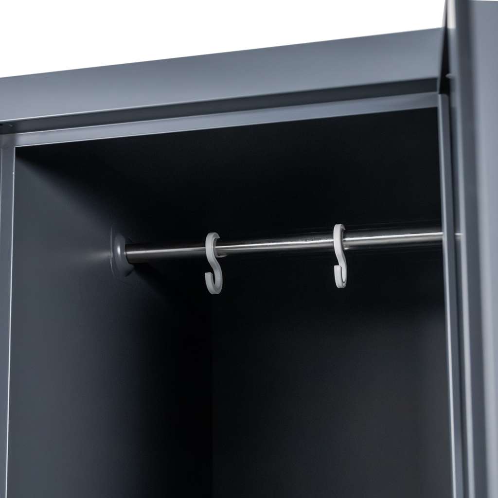 Mega-M 80x50x180 Armadietto Spogliatoio 4 Ante Grafite