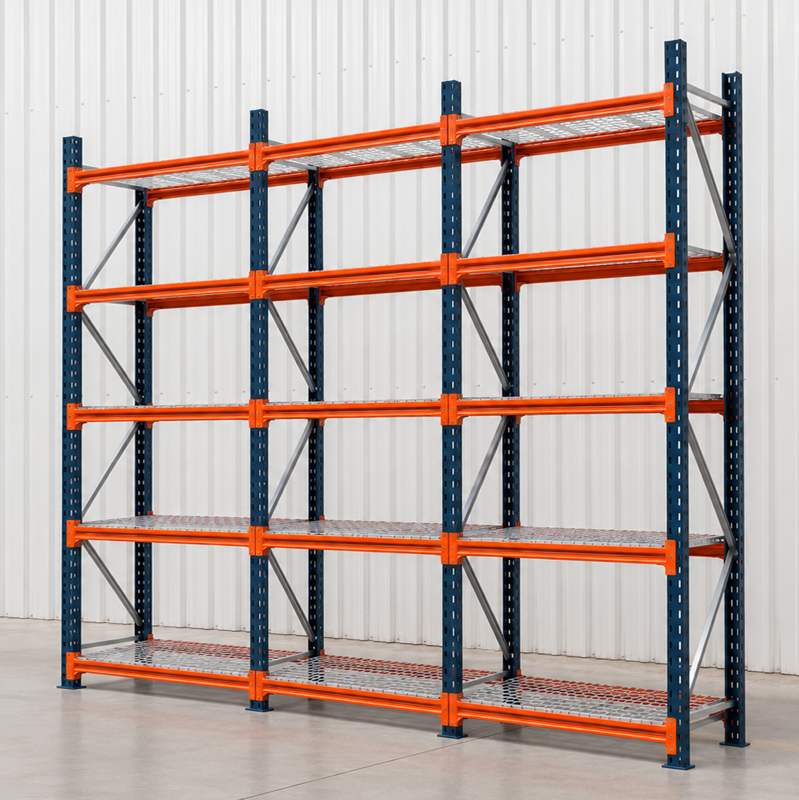 Mecalux M7 scaffale magazzino 250x440x50 cm 5 ripiani 120 kg