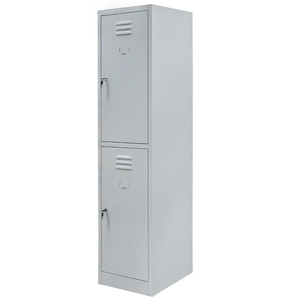 Mega-M BHP armadietto spogliatoio metallo 2 posti grigio