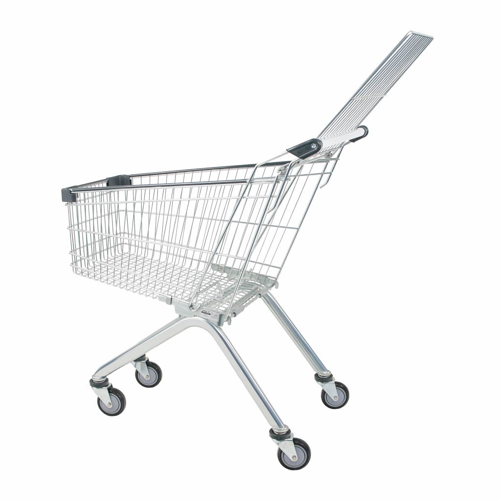 Mega-M YR 95L carrello spesa zincato 50 cm set 6 pezzi
