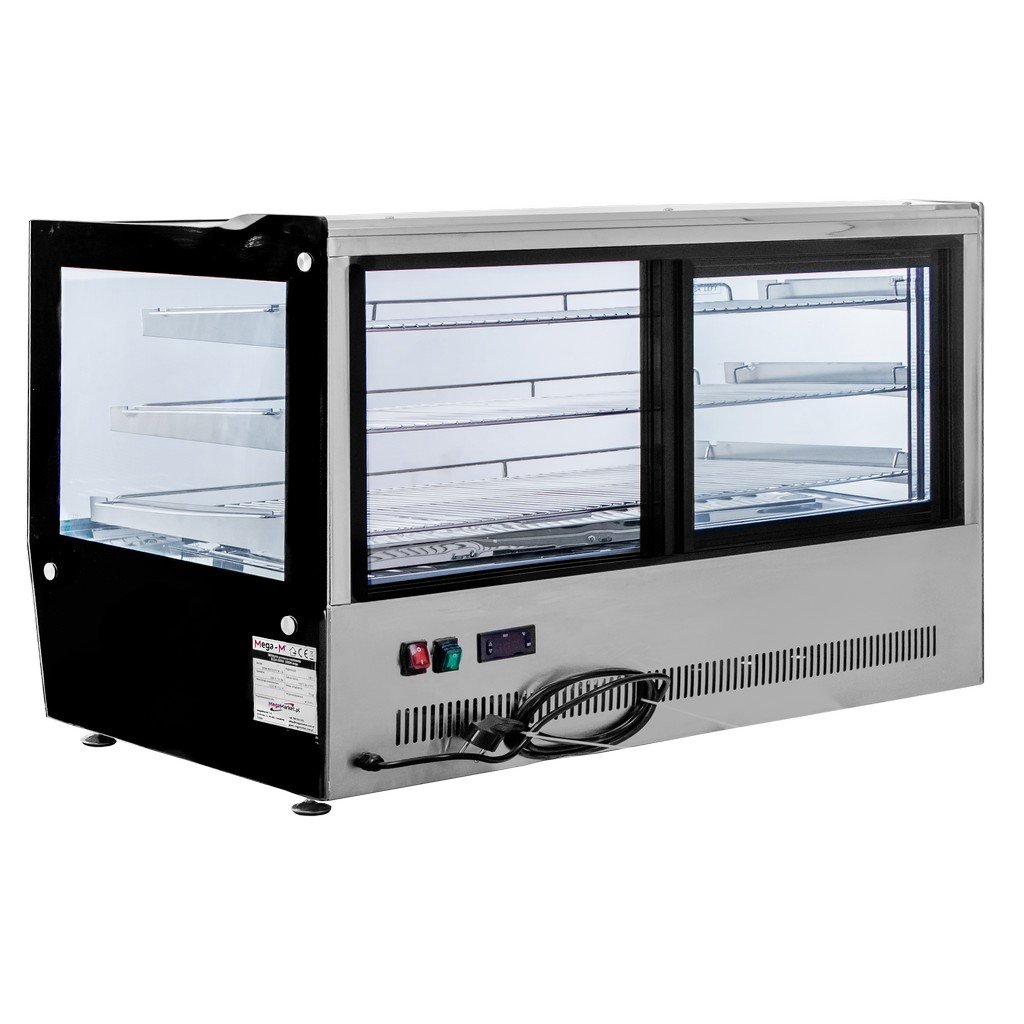 Mega-M Elsa Mini S120 vetrina riscaldata inox da banco
