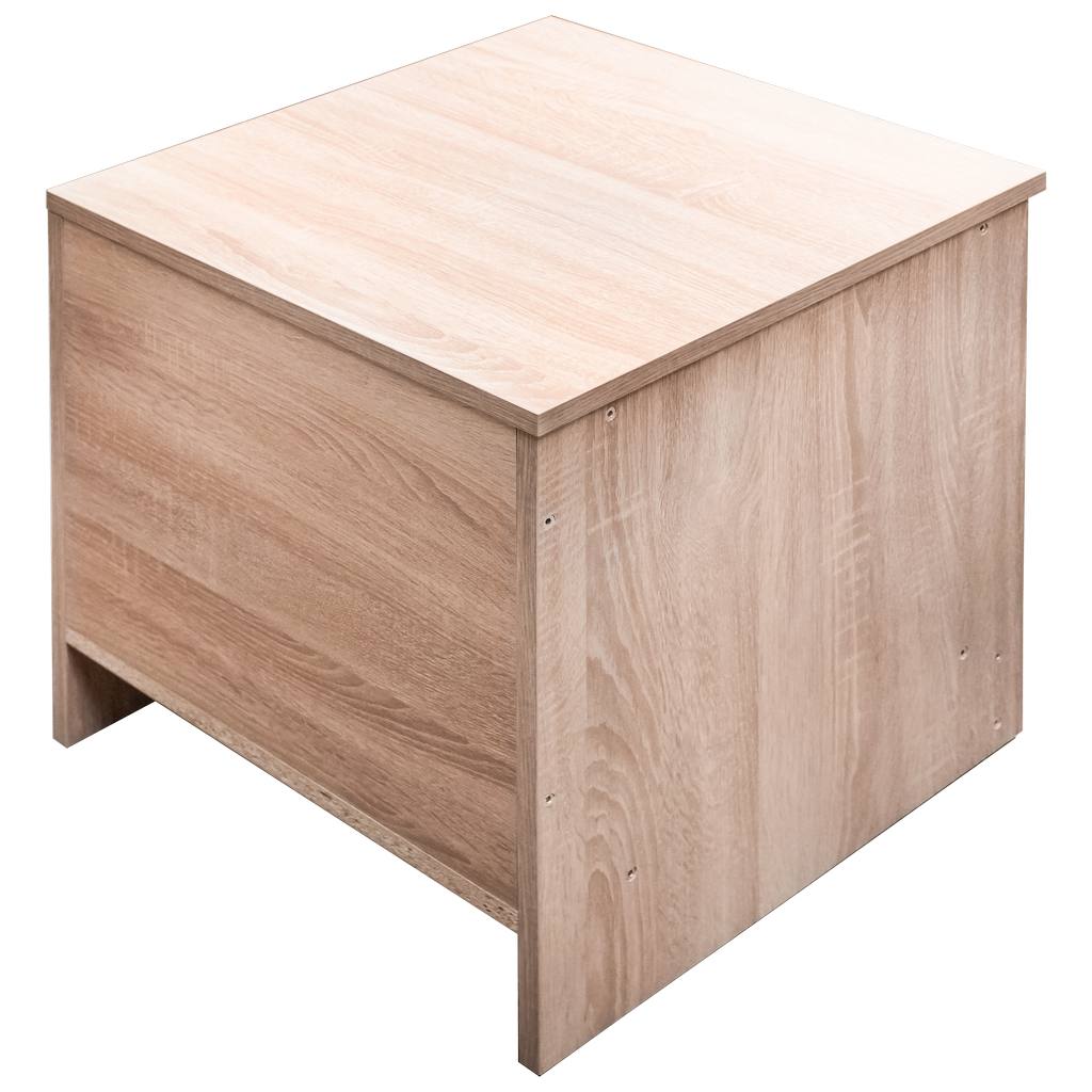 Mega-M 50x50x50 mobile porta cestini rovere sonoma