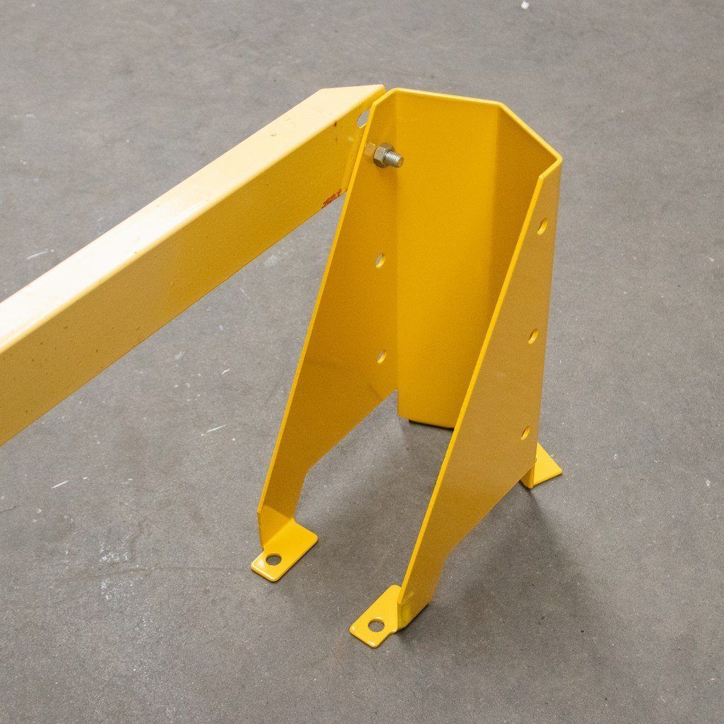 Paracolpo frontale scaffale portapallet 110 cm acciaio giallo