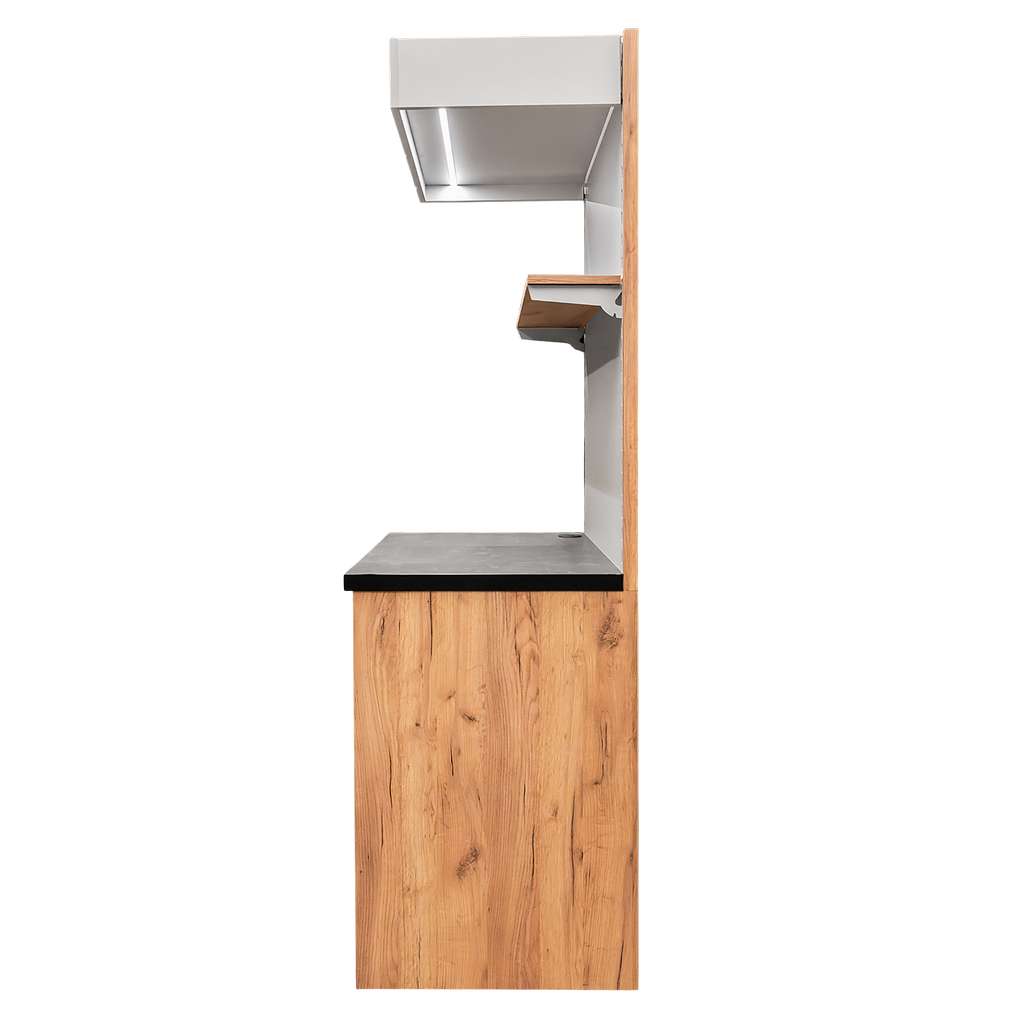 Mega-M Mobile Caffè Espresso 90x63x210 cm Rovere Grigio