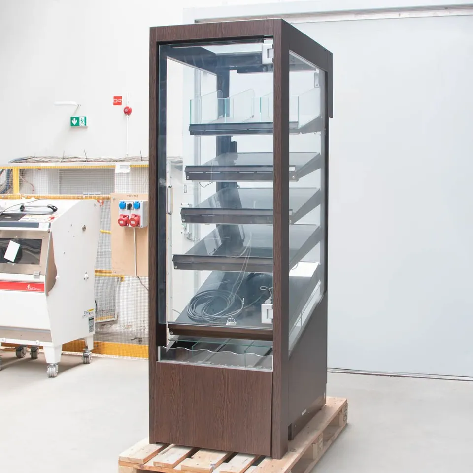 Seif Vetrina Riscaldata MDF Vetro 68x87x200 cm