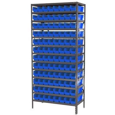 Akro-Mils AS1879128 scaffale metallo 13 ripiani 96 box