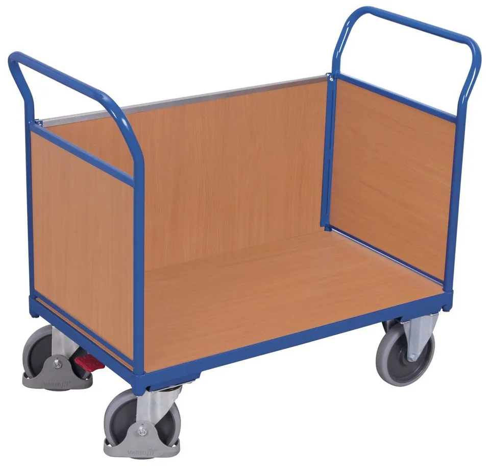 Variofit VF 700302 carrello pianale 3 sponde 500 kg