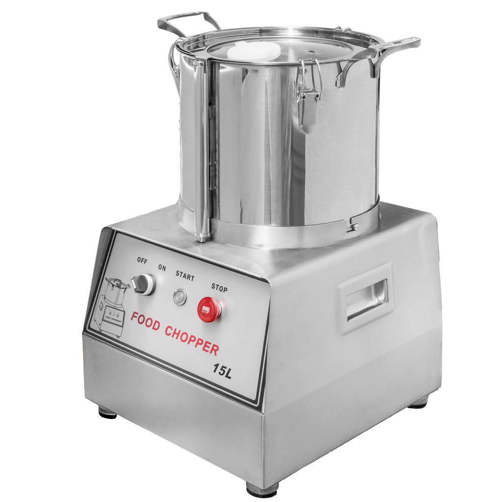 Mega-M 15L cutter gastronomico inox 1400 W per carne e verdure
