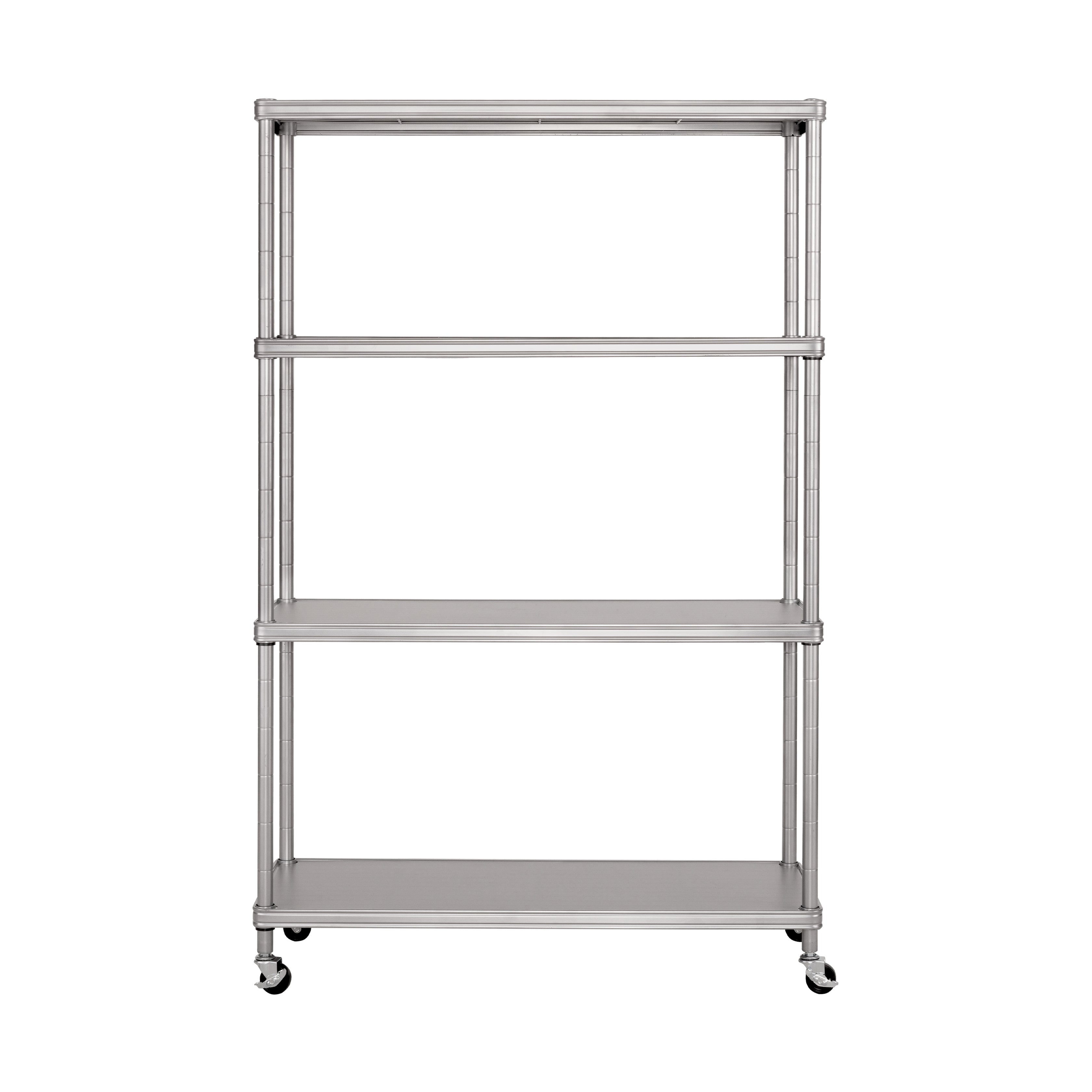 Seville Classics HOME SHE15395B Scaffale 4 Ripiani Platino