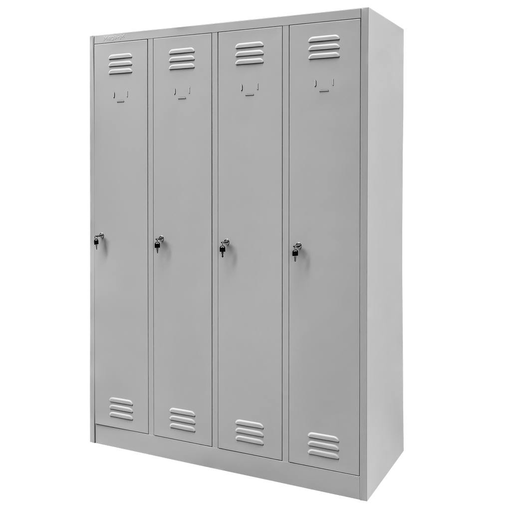 Mega-M S-120 armadietto spogliatoio 4 ante metallo