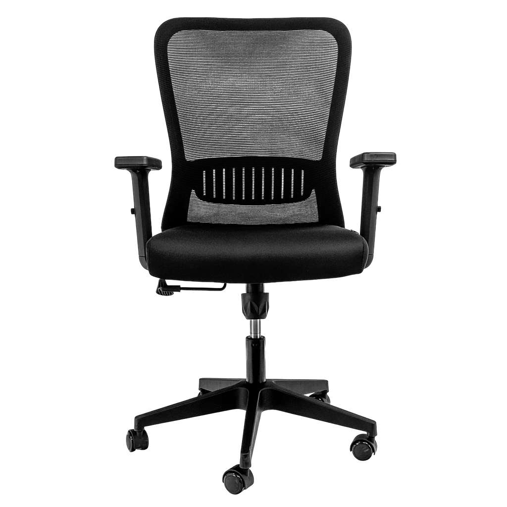 FURVERO Norma BP/A1D/L1D Sedia Ufficio Nera Ergonomica