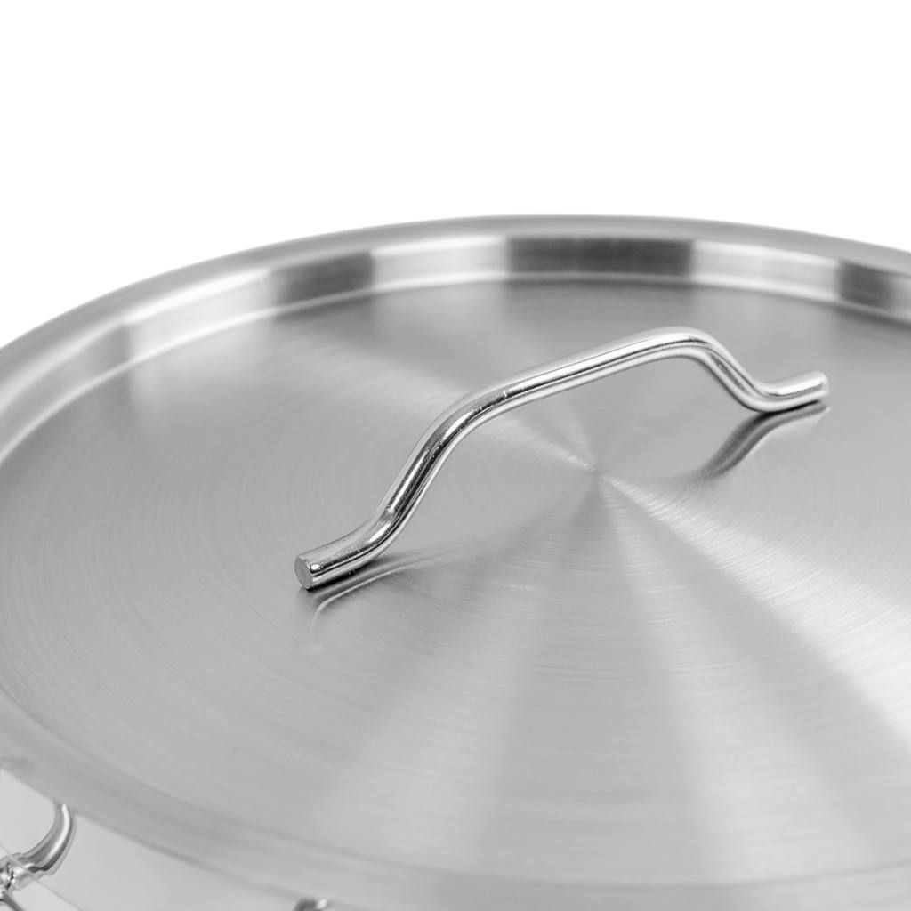 Mega-M Pro 25L pentola inox alta 32x32 cm con coperchio